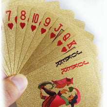 Gold playing cards