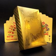 Gold playing cards