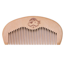 Peach Wood Beard Comb