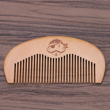 Peach Wood Beard Comb