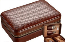 Leather & Wood Cigar Case